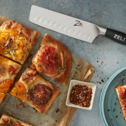 Comfort Pro Serie 7" Nakirimesser 56 HRC Edelstahl -Klarstein 10039030 yy 0003 logo