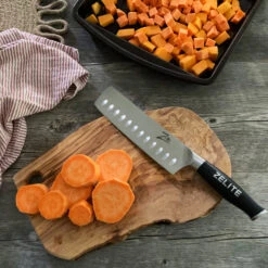 Comfort Pro Serie 7" Nakirimesser 56 HRC Edelstahl -Klarstein 10039030 yy 0004 logo