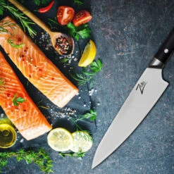 Razor-Edge Serie 8" Kochmesser 59 HRC Edelstahl 9 Razor-Edge Serie 8" Kochmesser 59 HRC Edelstahl -Klarstein 10039042 yy 0003 logo