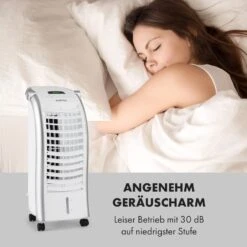 Maxfresh Ventilator Luftkühler 4-in-1 6L-Wassertank 55W Timer-Funktion 17 Maxfresh Ventilator Luftkühler 4-in-1 6L-Wassertank 55W Timer-Funktion -Klarstein 10039393 de 0006 logo 1