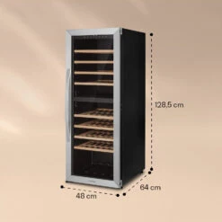 Klarstein Vinamour 77 Duo Weinkühlschrank 191 Liter 5 - 20 °C 2 Kühlzonen 17 Klarstein Vinamour 77 Duo Weinkühlschrank 191 Liter 5 - 20 °C 2 Kühlzonen -Klarstein 10039771 yy 0007 logo