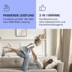 La Palma 750 Smart 2-in-1 Heizgerät Infrarot Konvektor 85x60cm 750W Spiegelfront 13 La Palma 750 Smart 2-in-1 Heizgerät Infrarot Konvektor 85x60cm 750W Spiegelfront -Klarstein 10039831 de 0004 logo