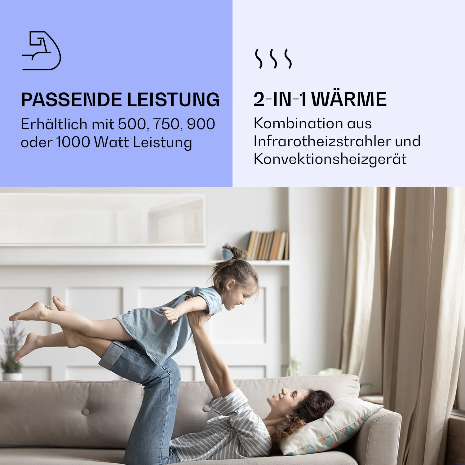 La Palma 900 Smart Infrarotstrahler Konvektor 40x160cm 900W Spiegel Standfuß 7 La Palma 900 Smart Infrarotstrahler Konvektor 40x160cm 900W Spiegel Standfuß – Bild 5