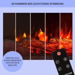 Dukono Elektrokamin 1800 W LED-Flammen Heizlüfter Timer Holzfach 17 Dukono Elektrokamin 1800 W LED-Flammen Heizlüfter Timer Holzfach -Klarstein 10039853 de 0008 usp