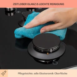 Illuminosa Domino Gaskochfeld 2-flammig Sabaf-Brenner Glaskeramik 17 Illuminosa Domino Gaskochfeld 2-flammig Sabaf-Brenner Glaskeramik -Klarstein 10039896 de 0007 usp