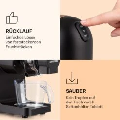 Bella Elegance Saftpresse 200 W 400 Ml BPA-frei 15 Bella Elegance Saftpresse 200 W 400 Ml BPA-frei -Klarstein 10039899 de 0006 logo