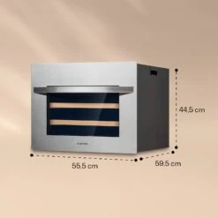 Vinsider 24 Built-In Uno Weinkühlschrank Einbaugerät 1 Zone 24 Flaschen Edelstahl 15 Vinsider 24 Built-In Uno Weinkühlschrank Einbaugerät 1 Zone 24 Flaschen Edelstahl -Klarstein 10039913 yy 0006 logo