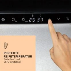 Steakhouse Pro 233 Onyx Fleischreifeschrank 1 Zone 233 L 1-25°C Touch Panorama 14 Steakhouse Pro 233 Onyx Fleischreifeschrank 1 Zone 233 L 1-25°C Touch Panorama -Klarstein 10039936 de 0004 logo