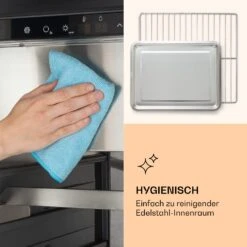 Steakhouse Pro 233 Onyx Fleischreifeschrank 1 Zone 233 L 1-25°C Touch Panorama 17 Steakhouse Pro 233 Onyx Fleischreifeschrank 1 Zone 233 L 1-25°C Touch Panorama -Klarstein 10039936 de 0007 logo