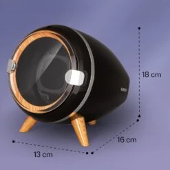 Sindelfingen Uhrenbeweger Rechts-Links-Lauf 1 Uhr Schwarz -Klarstein 10040049 yy 0006 dimensions