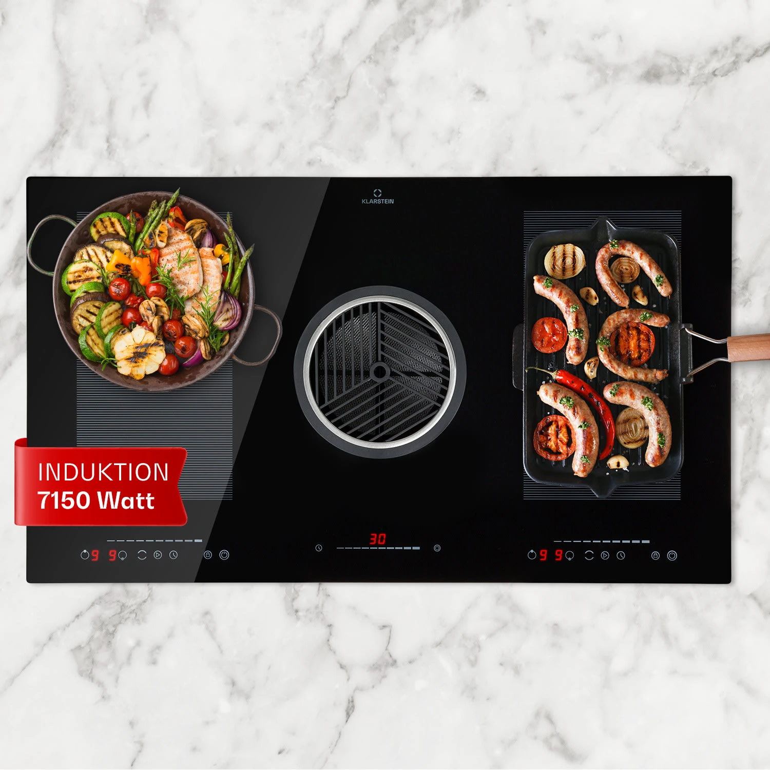 Full House 3.0 Down Air System Induktionsherd DownAir-Haube 655 M³/h 3 Full House 3.0 Down Air System Induktionsherd DownAir-Haube 655 M³/h