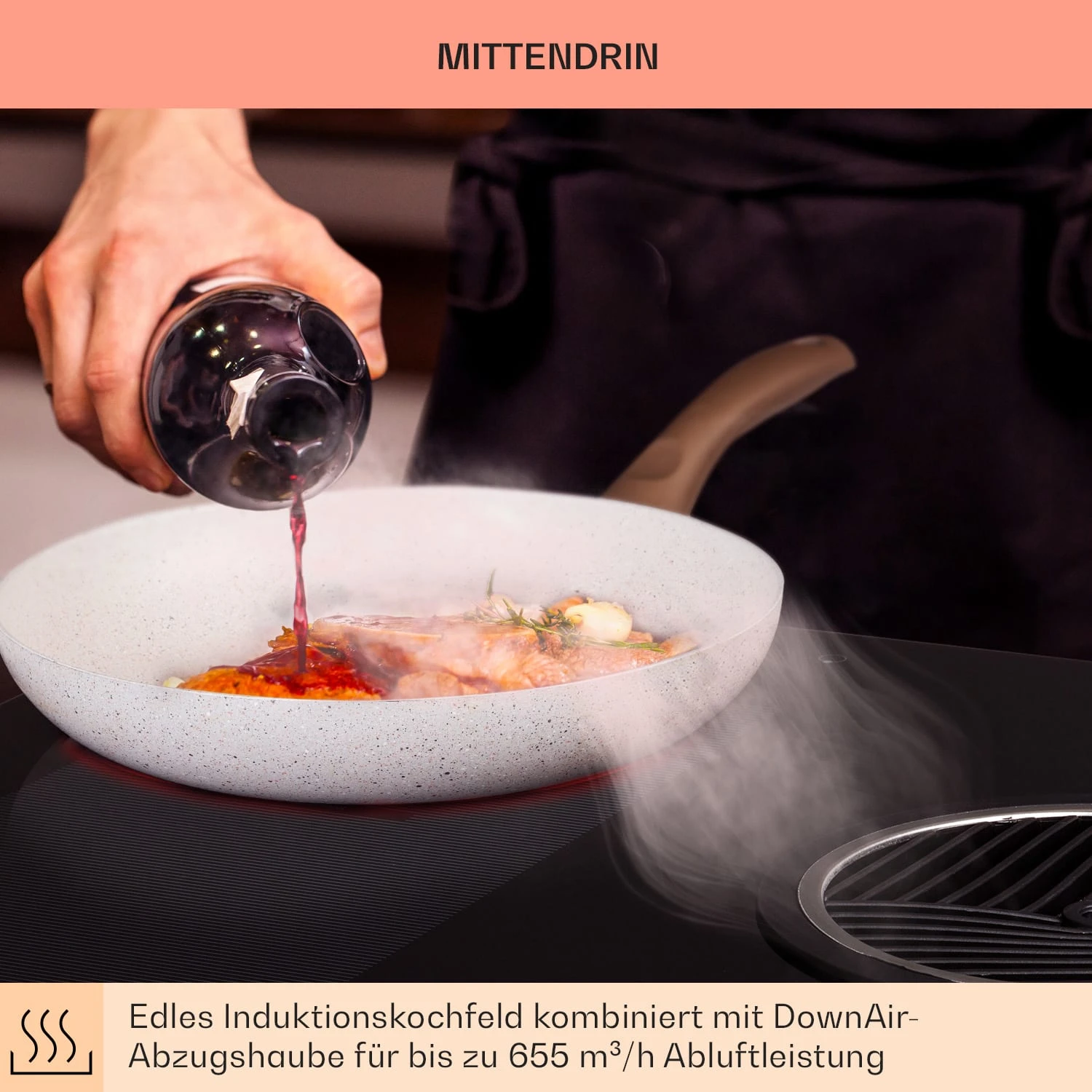 Full House 3.0 Down Air System Induktionsherd DownAir-Haube 655 M³/h 5 Full House 3.0 Down Air System Induktionsherd DownAir-Haube 655 M³/h – Bild 3