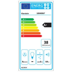 Full House 3.0 Down Air System Induktionsherd DownAir-Haube 655 M³/h 17 Full House 3.0 Down Air System Induktionsherd DownAir-Haube 655 M³/h -Klarstein 10040067 energy label