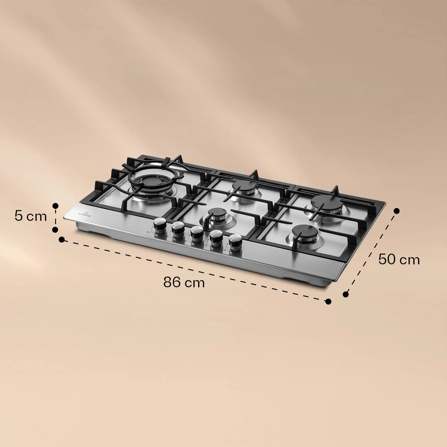 Ignito Chef Edition 5 Zonen Gaskochfeld 5-flammig Sabaf-Brenner Glaskeramik 9 Ignito Chef Edition 5 Zonen Gaskochfeld 5-flammig Sabaf-Brenner Glaskeramik – Bild 7