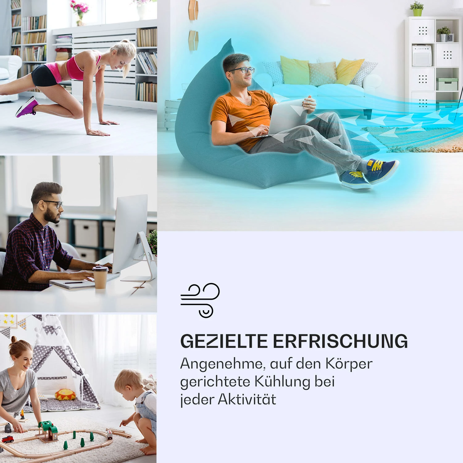 IceWind Plus Smart 4-in-1 Luftkühler Ventilator App-Steuerung 7 IceWind Plus Smart 4-in-1 Luftkühler Ventilator App-Steuerung – Bild 5