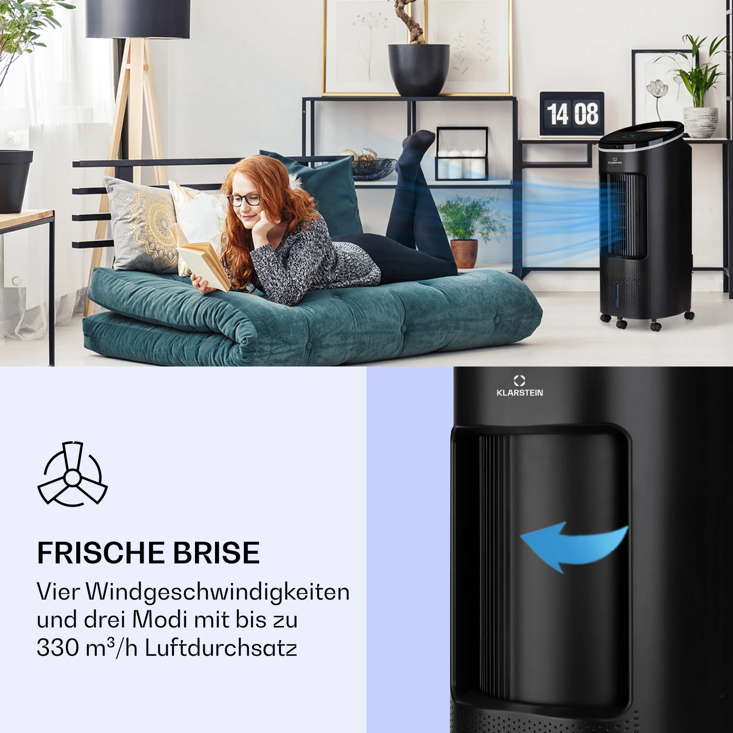 IceWind Plus Smart 4-in-1 Luftkühler Ventilator App-Steuerung 4 IceWind Plus Smart 4-in-1 Luftkühler Ventilator App-Steuerung – Bild 2