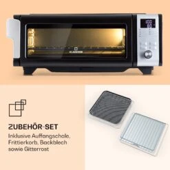 Vita-Crisp Heißluftfritteuse 1700W 10L 8 Funktionen Platzsparend -Klarstein 10040223 de 0006 logo