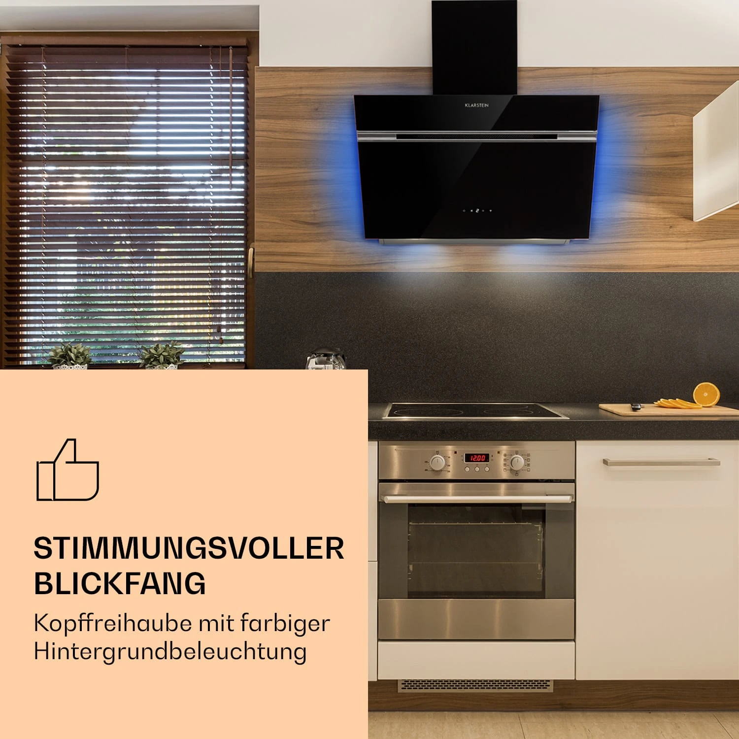 Alina 60 Smart Dunstabzugshaube 60 Cm 594 M³/h LED Ambiente-Licht Glasfront 6 Alina 60 Smart Dunstabzugshaube 60 Cm 594 M³/h LED Ambiente-Licht Glasfront – Bild 4