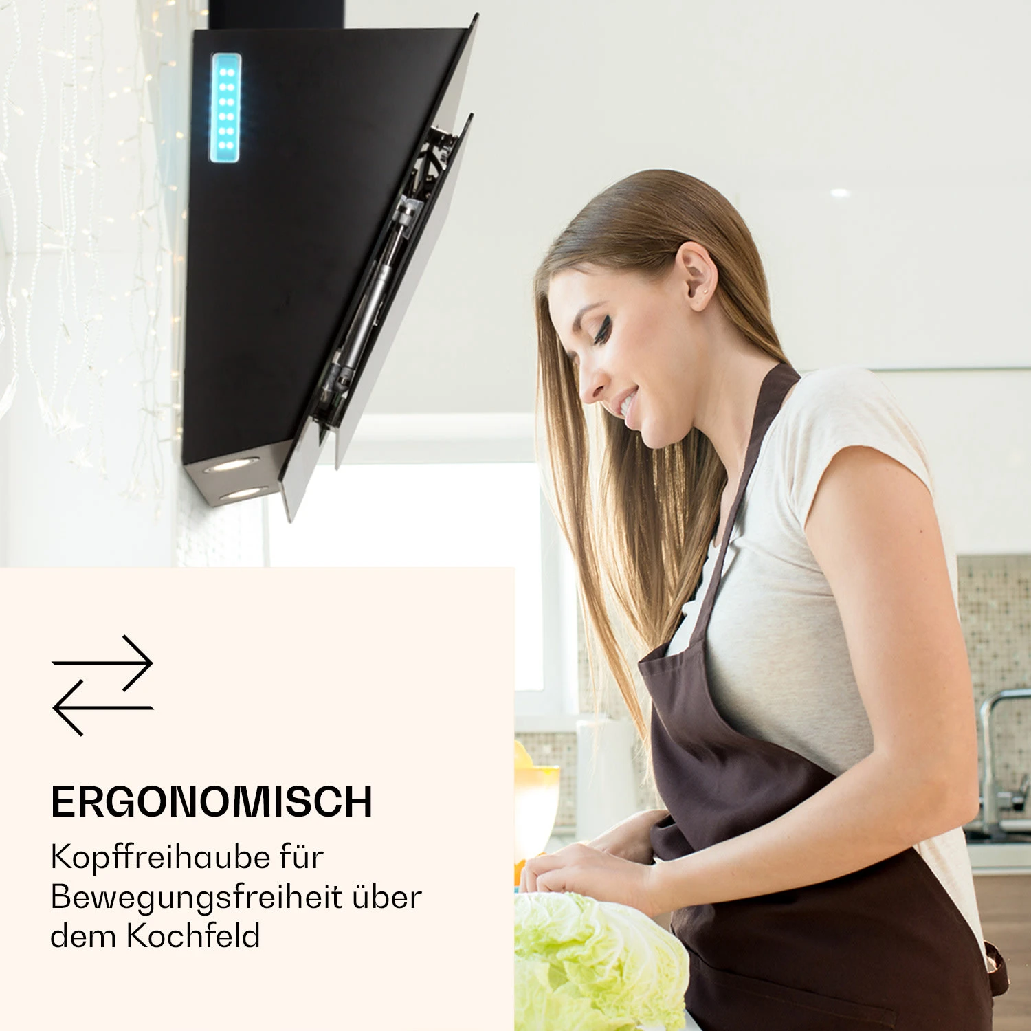 Aurora 60 Smart Dunstabzugshaube 550 M³/h 60cm Kopffrei Ambiente-Licht EEC A++ 4 Aurora 60 Smart Dunstabzugshaube 550 M³/h 60cm Kopffrei Ambiente-Licht EEC A++ – Bild 2