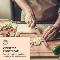 Kitano XL 13tlg. Messer-Set Mit Block 12 Messer Stahl Edler Holzblock -Klarstein 10040325 de 0004 logo