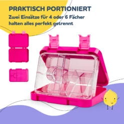 Junior Lunchbox 6 Fächer 21,3 X 15 X 4,5 Cm (BxHxT) BPA-frei 14 Junior Lunchbox 6 Fächer 21,3 X 15 X 4,5 Cm (BxHxT) BPA-frei -Klarstein 10040338 de 0004 usp
