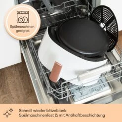 Air Bloom Heißluftfritteuse Dampffunktion 1500W 7,5 Liter 16 Programme -Klarstein 10040496 de 0005 usp