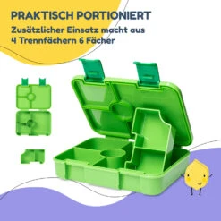 Schmatzfatz By Lite Lunchbox 6 Fächer 20,8x4,5x15 Cm BPA-frei Tritan 13 Schmatzfatz By Lite Lunchbox 6 Fächer 20,8x4,5x15 Cm BPA-frei Tritan -Klarstein 10040715 de 0004 logo
