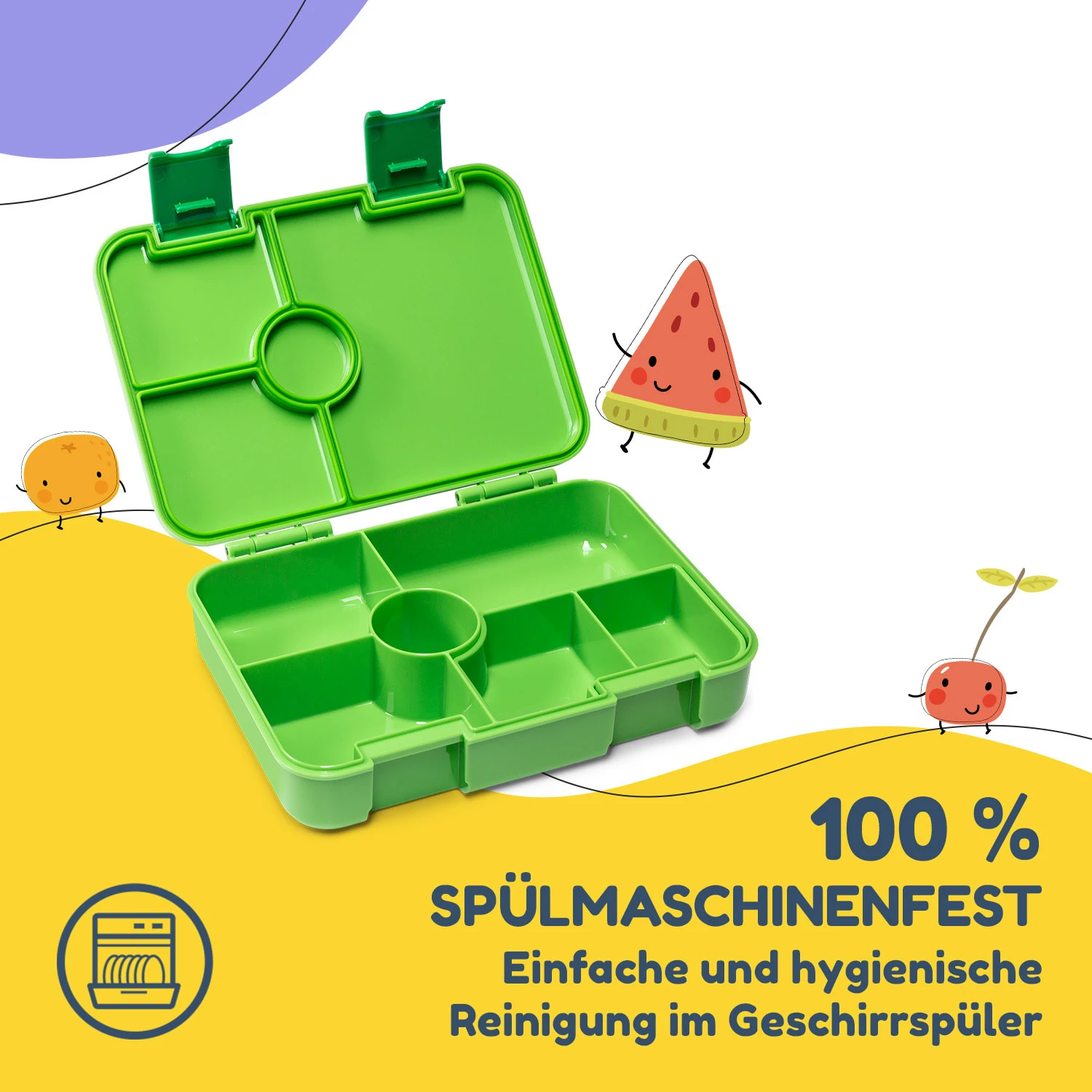 Schmatzfatz By Lite Lunchbox 6 Fächer 20,8x4,5x15 Cm BPA-frei Tritan 7 Schmatzfatz By Lite Lunchbox 6 Fächer 20,8x4,5x15 Cm BPA-frei Tritan – Bild 5