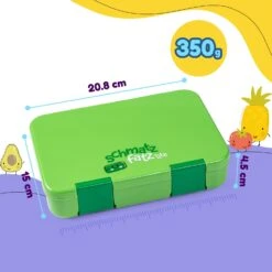 Schmatzfatz By Lite Lunchbox 6 Fächer 20,8x4,5x15 Cm BPA-frei Tritan 17 Schmatzfatz By Lite Lunchbox 6 Fächer 20,8x4,5x15 Cm BPA-frei Tritan -Klarstein 10040715 yy 0008 dimensions