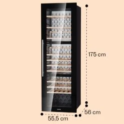 Vinsider 89 Built-In Trio Built-In Weinkühlschrank 5 – 18 °C Touch-Bedienfeld Holzregale 18 Vinsider 89 Built-In Trio Built-In Weinkühlschrank 5 – 18 °C Touch-Bedienfeld Holzregale -Klarstein 10040720 yy 0008 dimensions