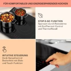 Virtuosa 5 Einbaukochfeld 5 Zonen 8200W Glaskeramik 13 Virtuosa 5 Einbaukochfeld 5 Zonen 8200W Glaskeramik -Klarstein 10041116 de 0004 usp