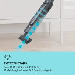 LARMA Akku-Handstaubsauger Kabellos Beutellos Akkubetrieben 32 Min Laufzeit Max. -Klarstein 10041135 de 0005 usp