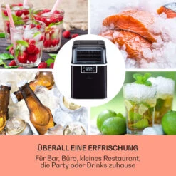 Chios Eiswürfelmaschine 20 Kg/24 H Auto-Clean 3,2-Liter Wassertank 11 Chios Eiswürfelmaschine 20 Kg/24 H Auto-Clean 3,2-Liter Wassertank -Klarstein 10041144 de 0003 logo