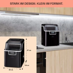 Chios Eiswürfelmaschine 20 Kg/24 H Auto-Clean 3,2-Liter Wassertank 14 Chios Eiswürfelmaschine 20 Kg/24 H Auto-Clean 3,2-Liter Wassertank -Klarstein 10041144 de 0006 logo