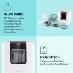 Melville 3 Geschirrspüler Freistehend Installationsfrei 3 Gedecke -Klarstein 10041183 de 0006 logo