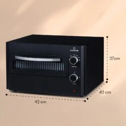 Arezzo Pizza-Ofen Herausnehmbarer Pizza-Stein Stahlgehäuse 1770 W 160 - 400 °C 13 Arezzo Pizza-Ofen Herausnehmbarer Pizza-Stein Stahlgehäuse 1770 W 160 - 400 °C -Klarstein 10041186 yy 0006 dimensions