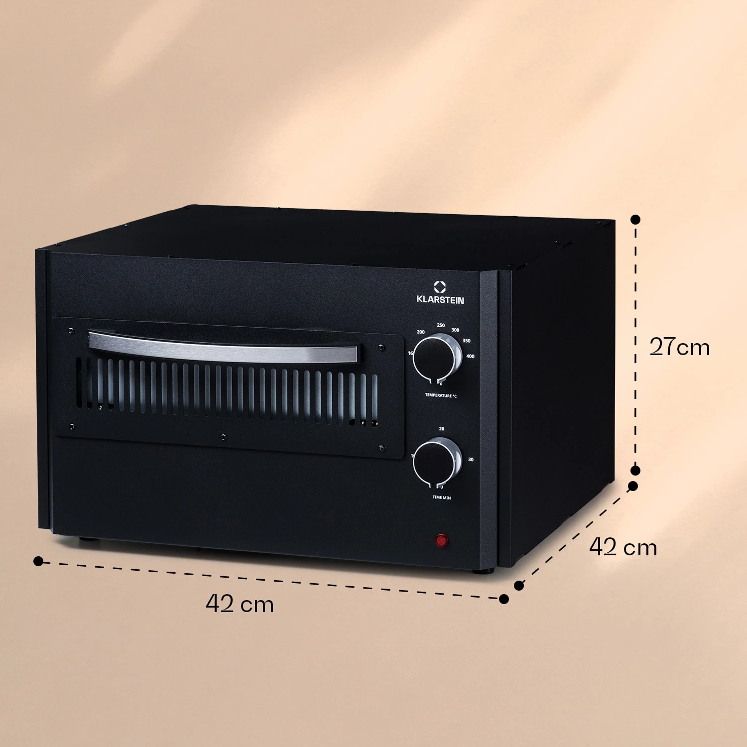 Arezzo Pizza-Ofen Herausnehmbarer Pizza-Stein Stahlgehäuse 1770 W 160 - 400 °C 8 Arezzo Pizza-Ofen Herausnehmbarer Pizza-Stein Stahlgehäuse 1770 W 160 - 400 °C – Bild 6