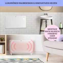 Bansin Crystal Smart Konvektions-Heizgerät 1500W 5 - 50 °C App-Steuerung 16 Bansin Crystal Smart Konvektions-Heizgerät 1500W 5 - 50 °C App-Steuerung -Klarstein 10041210 de 0007 usp