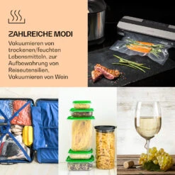 Forli Vakuumierer 75 KPa Inkl. Behälter Beutel Vakuumierschlauch -Klarstein 10041374 de 0004 logo