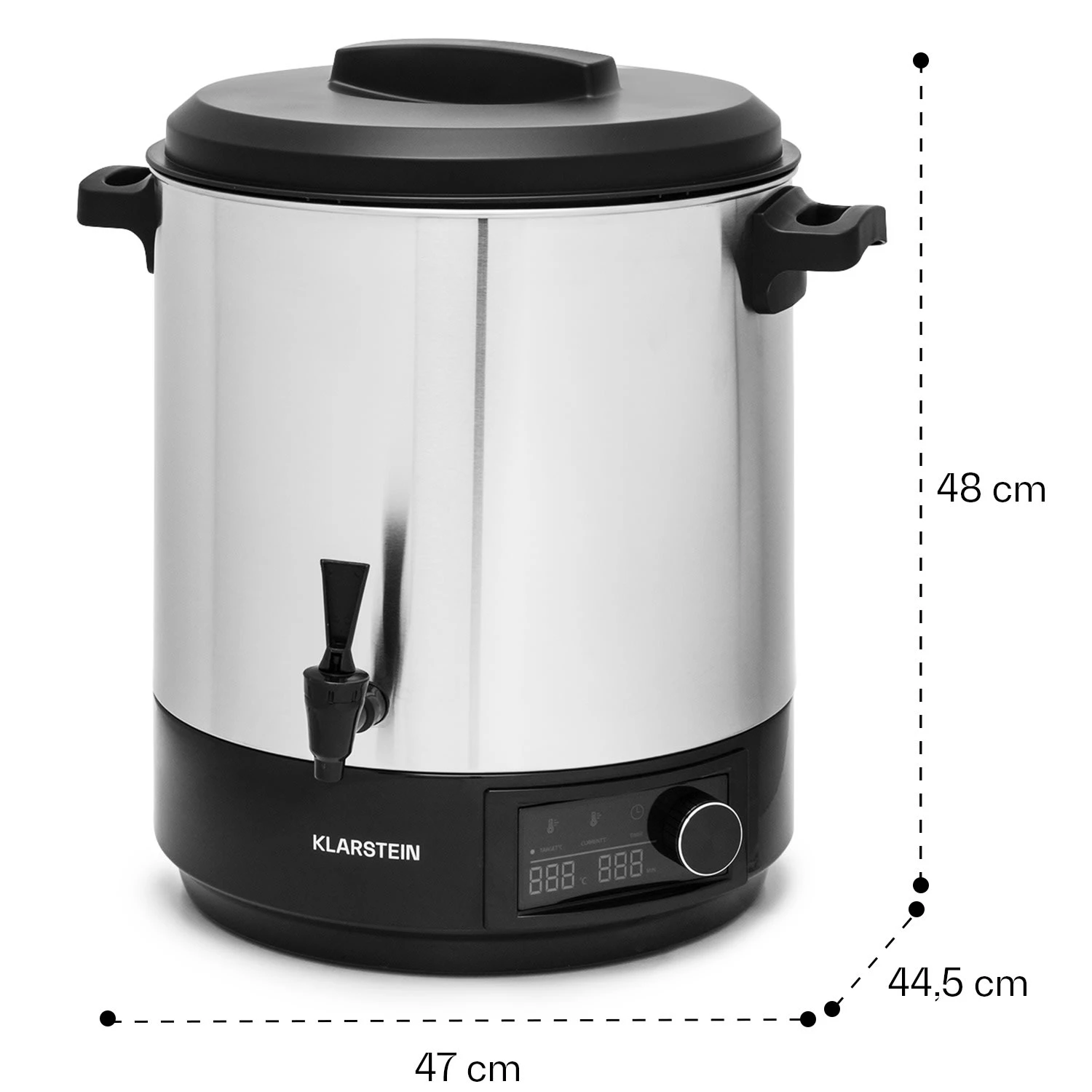 Abbey 25 Einkochautomat Getränkespender 25L 100°C 180min Edelstahl 10 Abbey 25 Einkochautomat Getränkespender 25L 100°C 180min Edelstahl – Bild 8