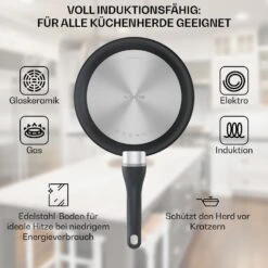 Noto Endurance Bratpfanne Ø24 Cm Geschmiedetes Aluminium Abnehmbarer Griff 15 Noto Endurance Bratpfanne Ø24 Cm Geschmiedetes Aluminium Abnehmbarer Griff -Klarstein 10045002 de 0005 usp