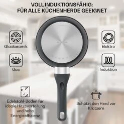 Noto Endurance Kasserolle Ø16cm Geschmiedetes Aluminium Induktion Antihaft -Klarstein 10045005 de 0004 usp