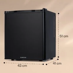 Happy Hour 38 Mini-Kühlschrank Minibar Getränkekühlschrank 38 L 26 DB -Klarstein 10045045 yy 0007 dimensions
