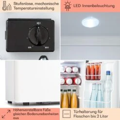 Happy Hour 38 Mini-Kühlschrank Minibar 38 Liter 26 DB -Klarstein 10045047 de 0005 usp