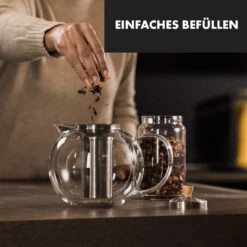 Sencha Teekanne 1,8 L Edelstahl-Siebeinsatz Borosilikatglas Deckel 11 Sencha Teekanne 1,8 L Edelstahl-Siebeinsatz Borosilikatglas Deckel -Klarstein 10045057 de 0003 logo