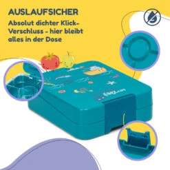 Klarstein Schmatzfatz Easy Snackbox 4 Fächer 18 X 15 X 5 Cm (BxHxT) -Klarstein 10045070 de 0003 usp