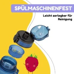 Wakaba Trinkflasche 400 Ml Tritan BPA-frei -Klarstein 10045130 de 0004 usp