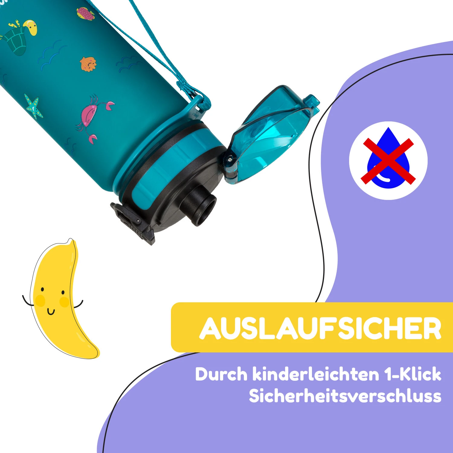 Wakaba Trinkflasche 400 Ml Tritan BPA-frei 5 Wakaba Trinkflasche 400 Ml Tritan BPA-frei – Bild 3