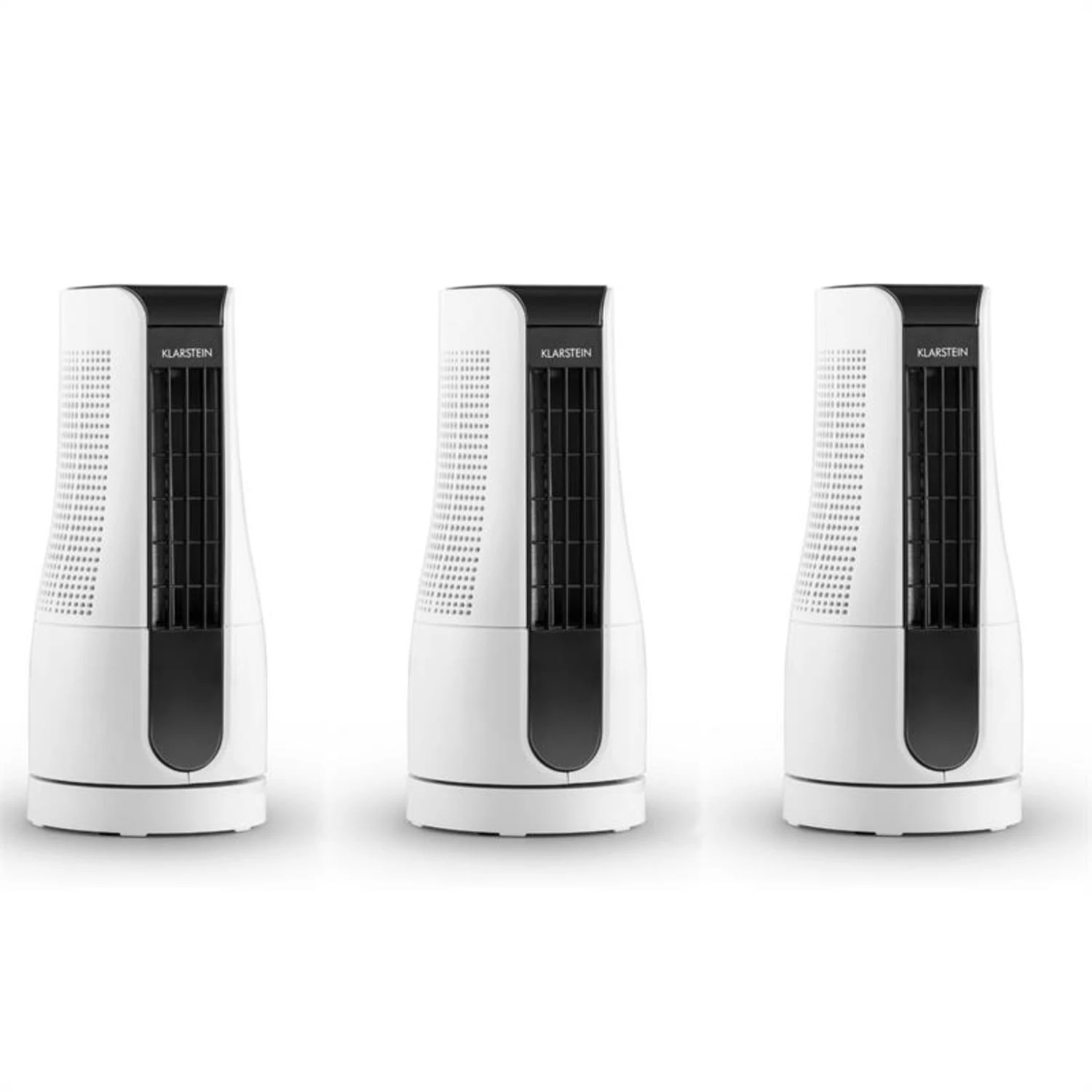 Skyscraper Office Tischventilator 3er-Set Säulenventilator 16W Weiß 3 Skyscraper Office Tischventilator 3er-Set Säulenventilator 16W Weiß