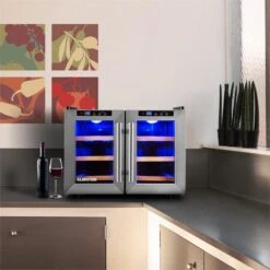 Reserva Saloon Weinset 2-teilig Weinkühlschrank Weinregal -Klarstein 60001813 yy 0003 logo